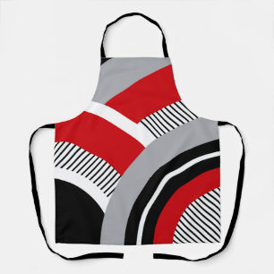 Colourful geometry apron