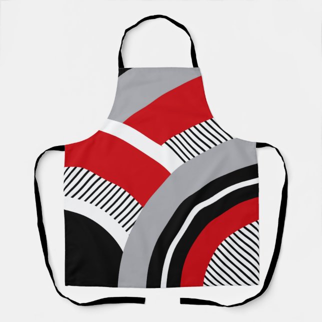 Colourful geometry apron (Front)