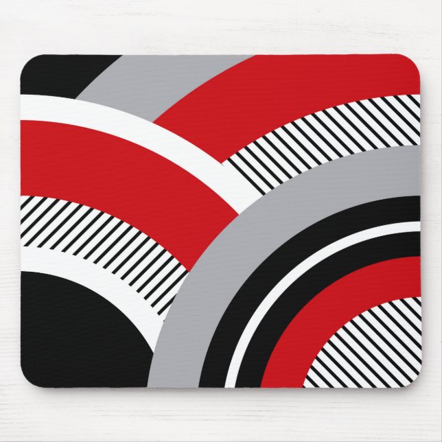 Colourful geometry mouse mat (Front)