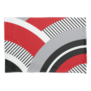 Colourful geometry pillowcase