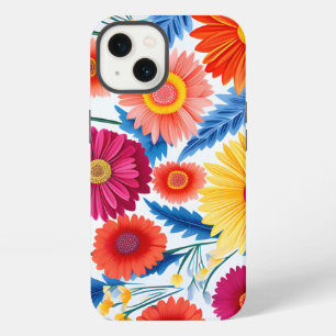Colourful Gerbera Daisies Floral iPhone 13 Case