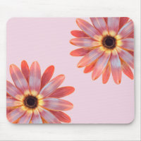 Colourful Gerbere Daisy Floral Mouse Pad