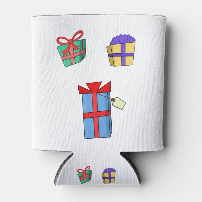 Colourful Gift Boxes Can Cooler (Front)