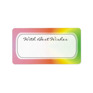Colourful Gift Tags - Best wishes