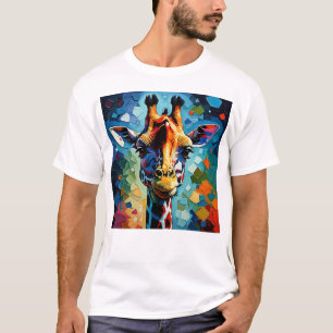 Colourful Giraffe 302 T-Shirt