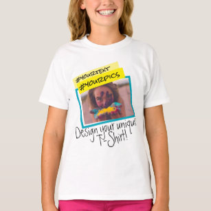 Colourful Girls Template TShirts With Pics and Tex