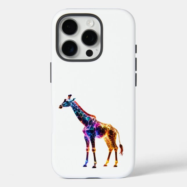 Colourful Glassy Giraffe Case-Mate iPhone Case (Back)