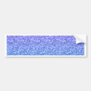 Colourful Glitter And Sparkles Pattern Bumper Sticker