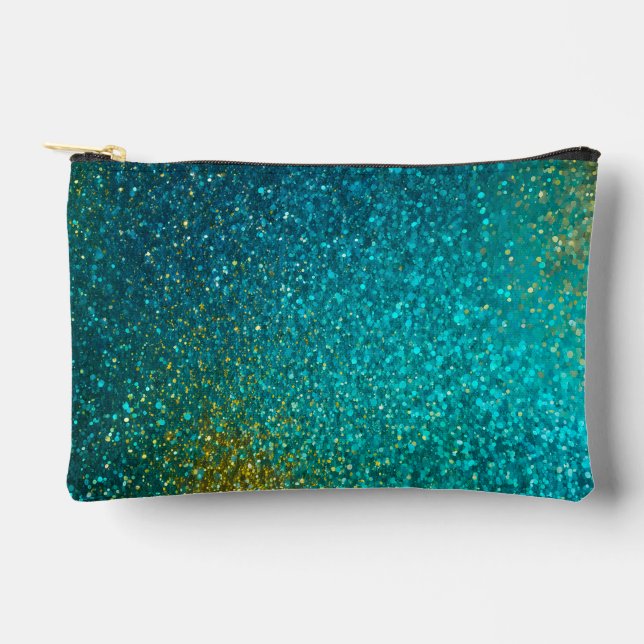 Colourful Glitter Art Accessory Bag (Front)