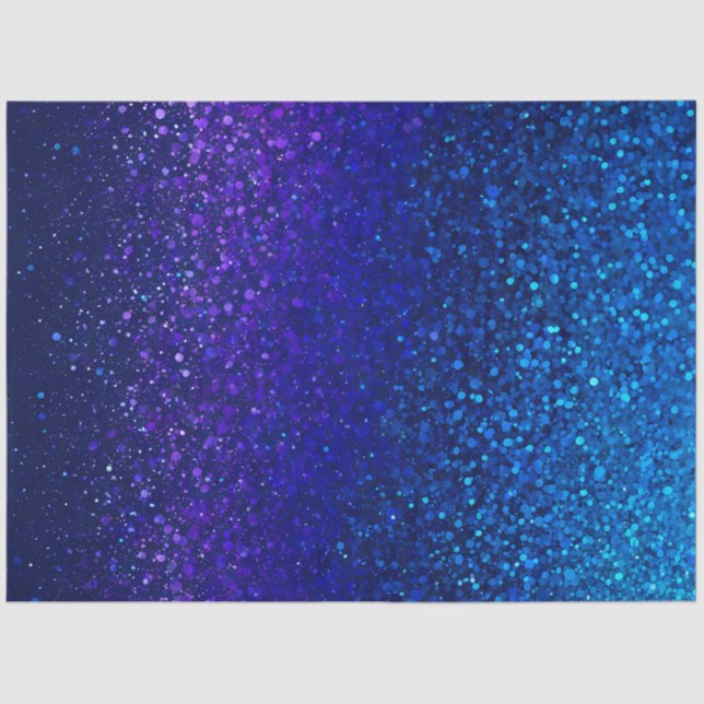 Colourful Glitter Art Tissue Paper (Front)