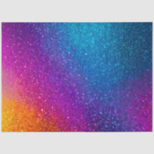 Colourful Glitter Art Tissue Paper