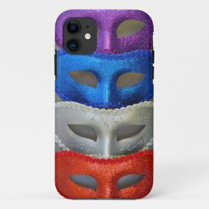 Colourful glitter masks iPhone 11 case