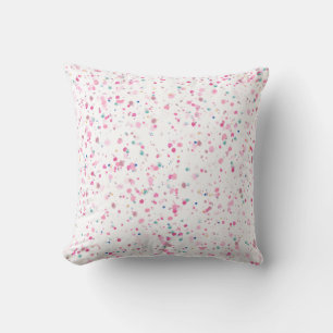Colourful glitter Throw Pillow