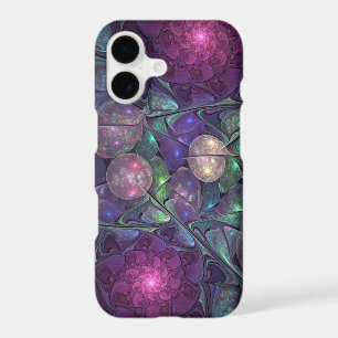 Colourful Glittering Modern Abstract Fractal Art