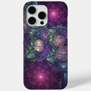 Colourful Glittering Modern Abstract Fractal Art iPhone 15 Pro Max Case
