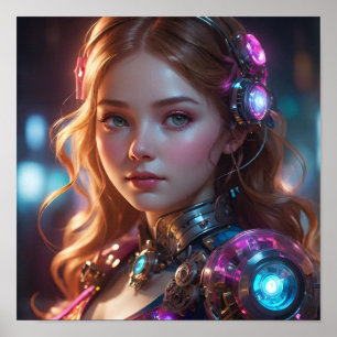 Colourful Glow Poster