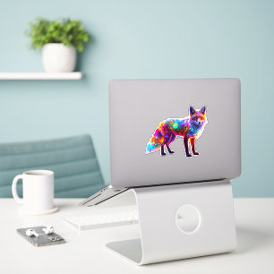 Colourful Glowing Fox