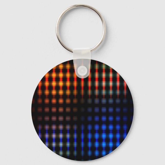 Colourful glowing lights key ring (Front)
