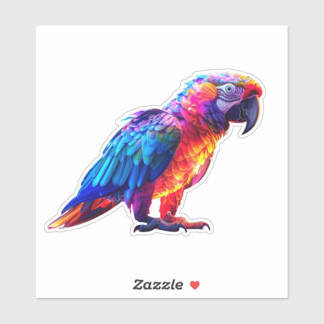 Colourful Glowing Parrot  (Sheet)