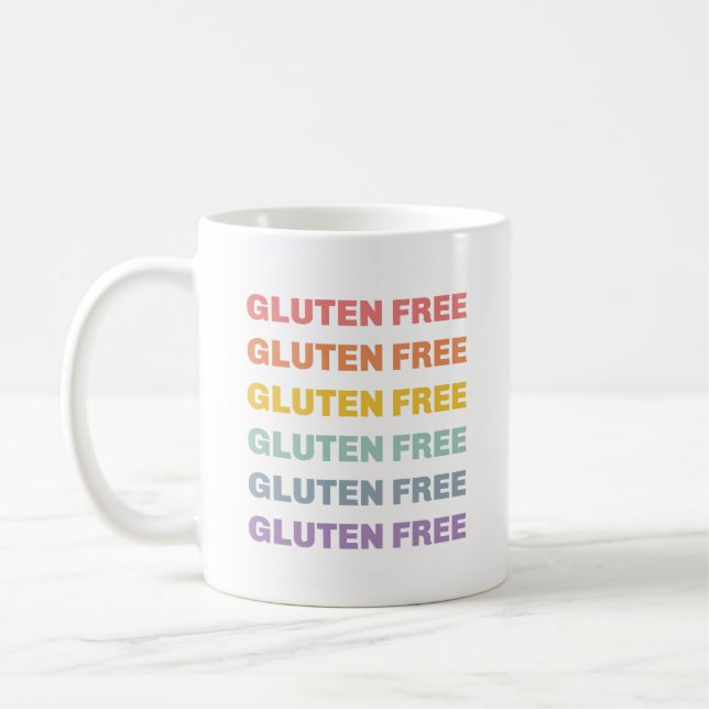 Colourful Gluten Free Mug (Left)