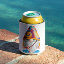 Colourful Gnome Guitar Player on a