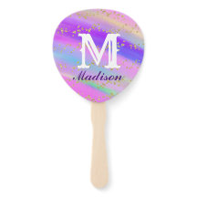 Colourful Gold Speckled Purple Unicorn Birthday