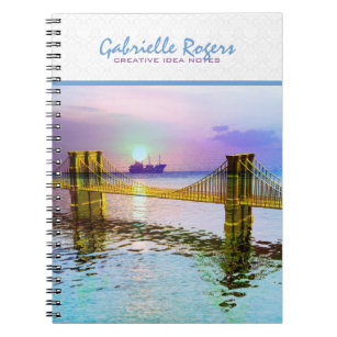 Colourful Golden Gate Bridge Landscape 2 Notebook