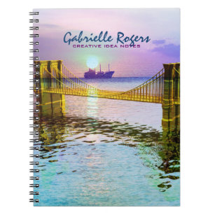 Colourful Golden Gate Bridge Landscape 2b Notebook