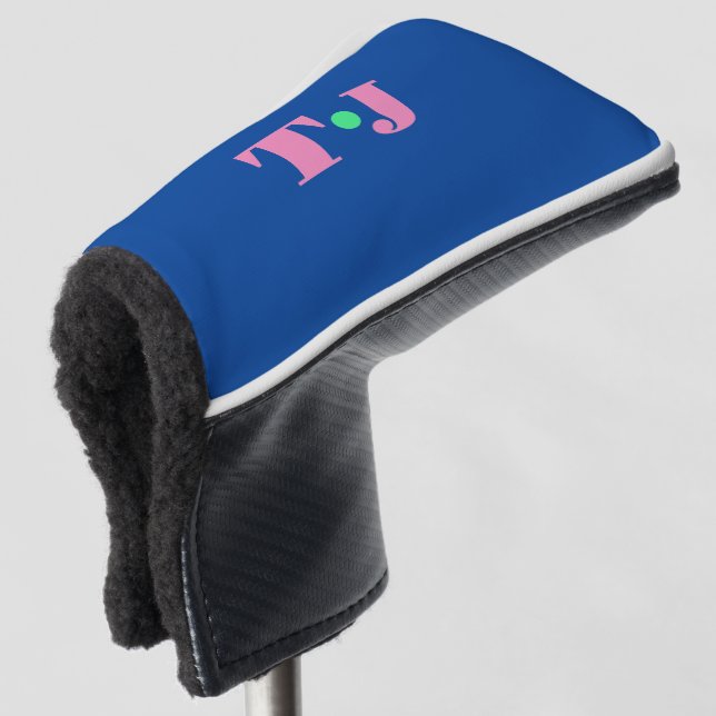 Colourful  golf head cover (3/4 Front)