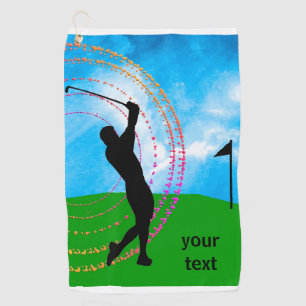 Colourful Golf Swing Towel