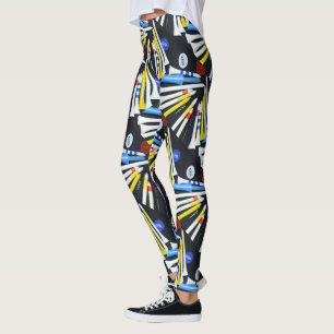 Colourful Golf Tees, Leggings