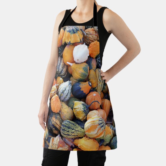 Colourful Gourds A  Apron (Insitu)