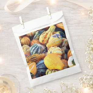 Colourful Gourds Close Up Favour Bags