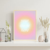 Colourful Gradient Custom Motivational Quote