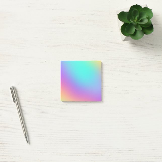 Colourful Gradient Post-It Notes (Office)