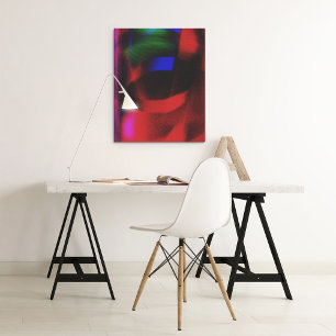 Colourful Gradient Vintage Colourful Gradient Post Poster