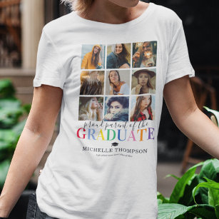 Colourful Graduate Tribute Photo Collage T-Shirt