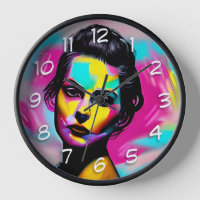 Colourful Graffiti Art | Beautiful Fierce Woman
