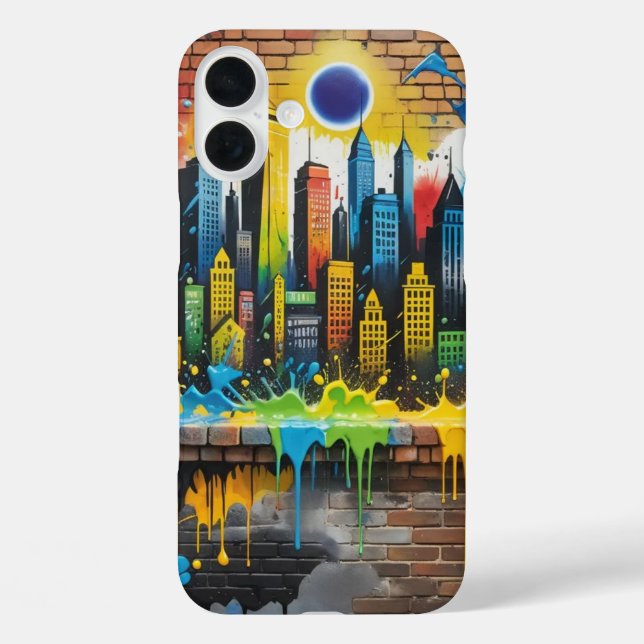Colourful Graffiti Art Design Case-Mate iPhone Case (Back)
