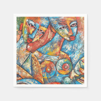 Colourful Graffiti Art Napkin