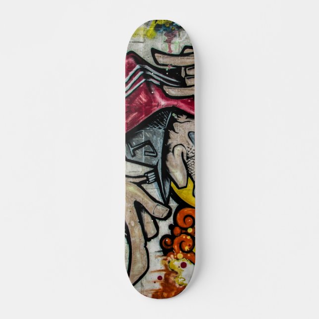 Colourful Graffiti Art Skateboard (Front)