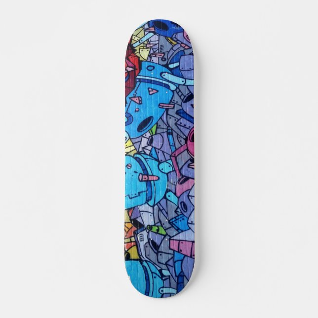 Colourful Graffiti Art Skateboard (Front)
