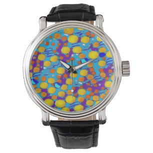 colourful graffiti art watch