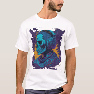Colourful graffiti illustration of a Ghost T-Shirt