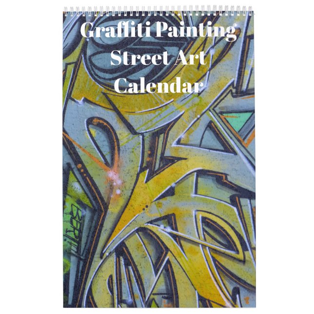Colourful Graffiti Painting Street Art 2023 Calendar (Cover)