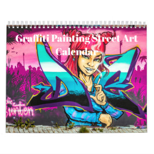 Colourful Graffiti Painting Street Art 2026 Calendar