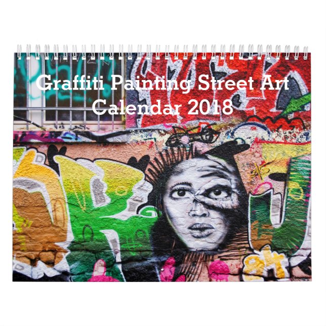 Colourful Graffiti Painting Street Art 2026 Calendar (Cover)