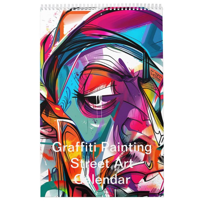 Colourful Graffiti Painting Street Art 2026 Calendar (Cover)