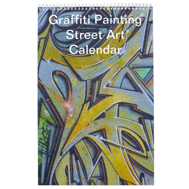 Colourful Graffiti Painting Street Art 2026 Calendar (Cover)