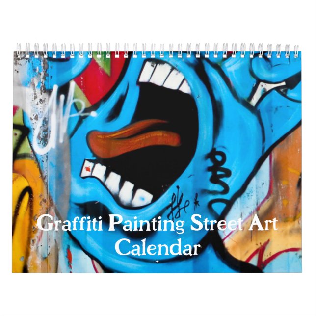 Colourful Graffiti Painting Street Art 2026 Calendar (Cover)